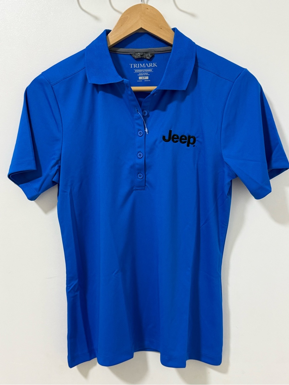 JEEP Women's Royal Blue Polo Top